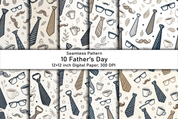 Father’s Day Seamless Patterns & Global Celebrations Pack