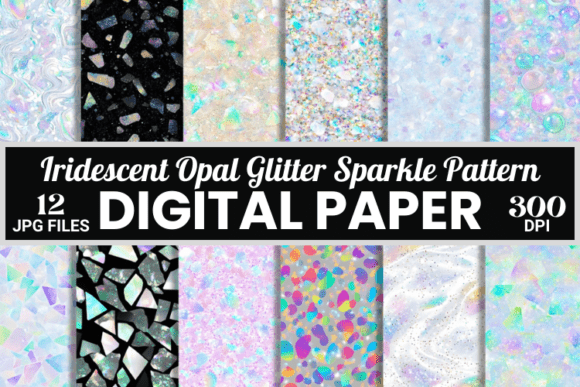 Iridescent Opal Glitter Sparkle Patterns: A Comprehensive Evaluation for Digital Designers