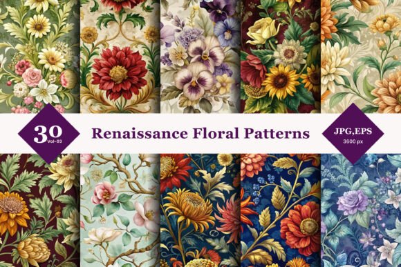 Renaissance Floral Seamless Patterns 03: A Comprehensive Evaluation
