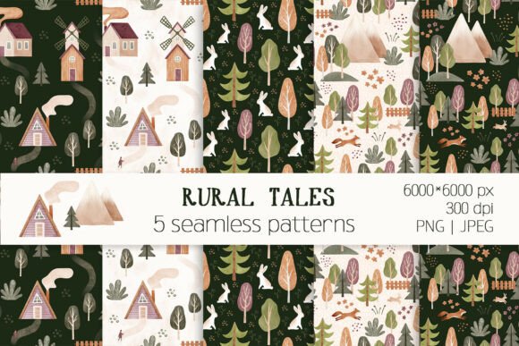 Set of Patterns - Rural Tales